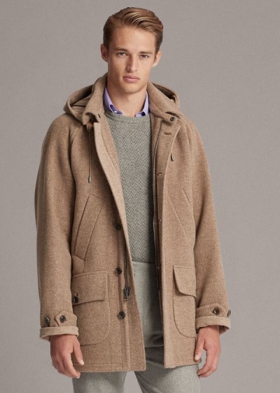 Men's Ralph Lauren Jenson Merino Wool Stable Coat | 574921VHJ